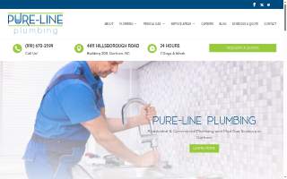 Pure-Line Plumbing website