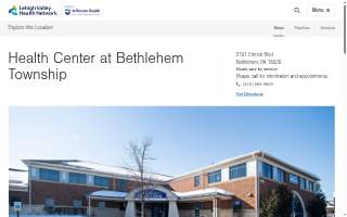 Health Center at Bethlehem Township website