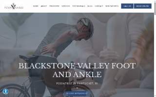 Blackstone Valley Foot and Ankle, Inc. website
