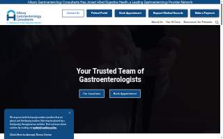 Albany Gastroenterology Consultants website