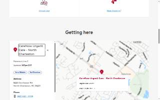 CareNow Urgent Care - North Charleston website