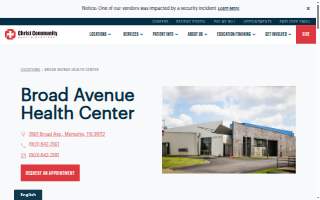 CCHS: Broad Avenue Health Center website