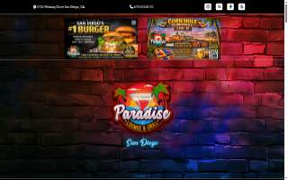 Paradise Lounge & Grill - San Diego's Best Sports Bar website