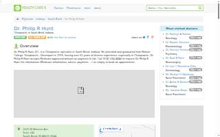 Dr. Philip Hunt website