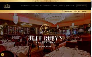 Jeff Ruby's Steakhouse website