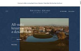 Arizona Grand Resort & Spa website