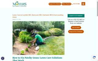 Lawn Love Lawn Care of Baltimore website