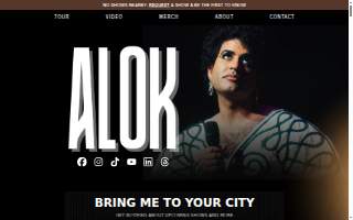 Alok Coffee House website