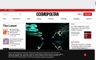 Cosmo's website