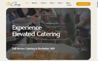 Catering By Design website