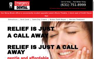 Emergency Dental Care 7 Days website