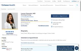 Laura Chauvin, MD website