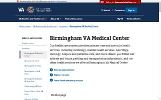 Birmingham Va Medical Center Nuc website