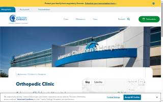 Orthopedic Department Childrens Hospital website