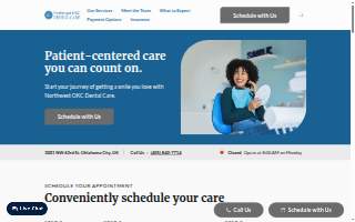 Northwest OKC Dental Care website