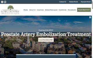Lowcountry Urology Clinics, PA website