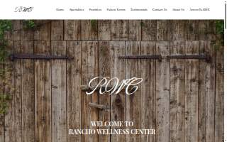 Rancho Wellness Center website