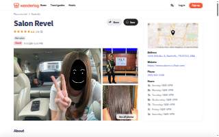 Salon Revel website