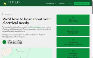 Field Electric website