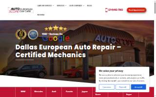 European Auto Repair Pros - European Auto Specialists website