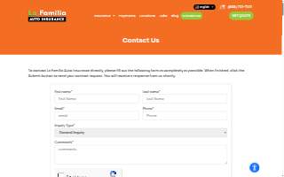 La Familia Auto Insurance of Fort Worth website