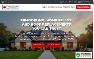Texas Builders Inc. website