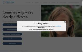 Clearline Dermatology website