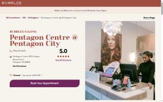 B's Hair Salon website