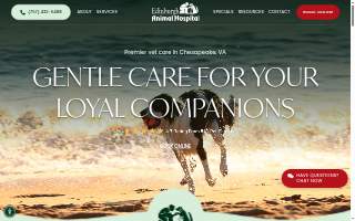 Edinburgh Animal Hospital website