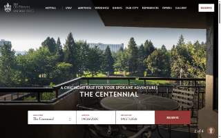 The Centennial Hotel website