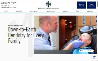 Midwest City Dental Center website