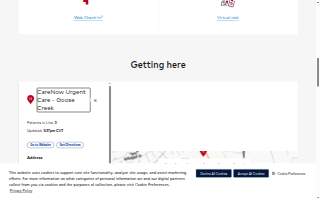 CareNow Urgent Care - Goose Creek website