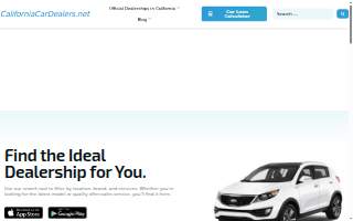 R&C Auto Sales website