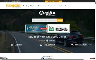 Coggin Used Cars DeLand website