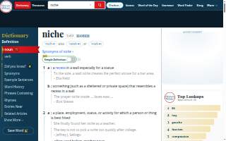 Niche Salon website