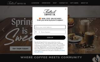 Foxtail Coffee Co. of Newnan website