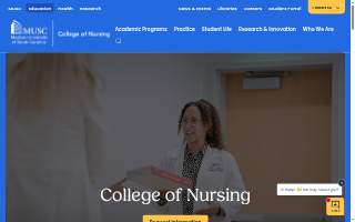 MUSC College of Nursing website