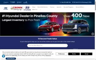 Crown Hyundai website