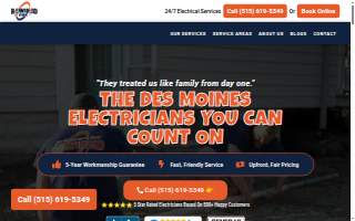 Rewired Iowa Electrician website