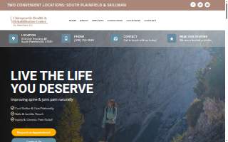 Chiro Health & Rehab website