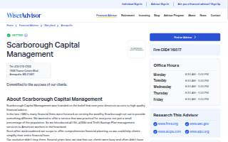 Scarborough Capital Management website