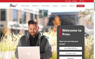 The Prov Coffee and Bakery & Event Center website