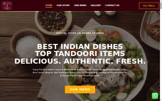 Aroma of India website