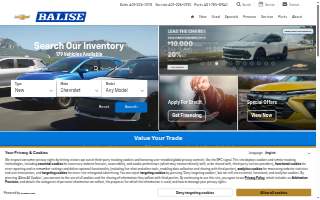 Balise Chevrolet of Warwick website