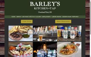 Barleys Pub & Grill website