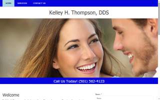 Thompson Kelley H DDS / Little Rock Family Dental Care-Baseline website
