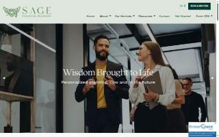 Sage Financial Planning - Financial Planner website
