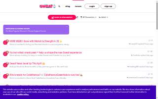The Sweat Co. website