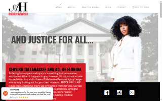 Amber Hall Law website