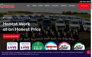 Honest Air website